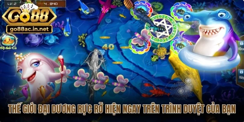 Thế giới đại dương rực rỡ hiện ngay trên trình duyệt của bạn