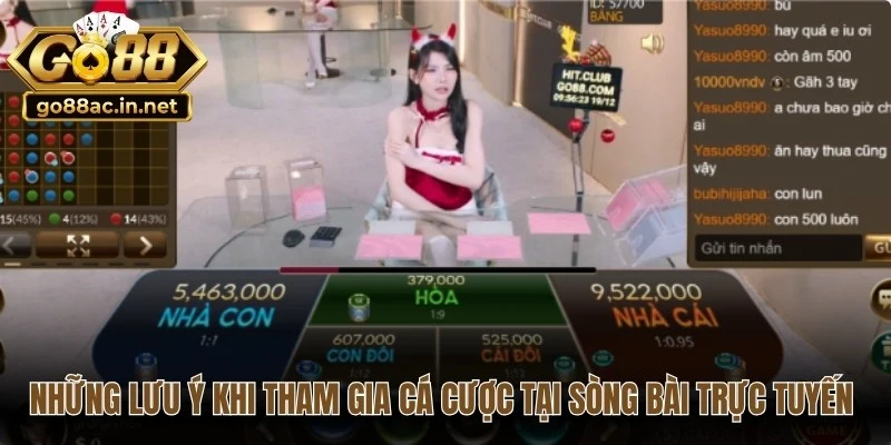 Những lưu ý khi tham gia cá cược tại sòng bài trực tuyến an toàn